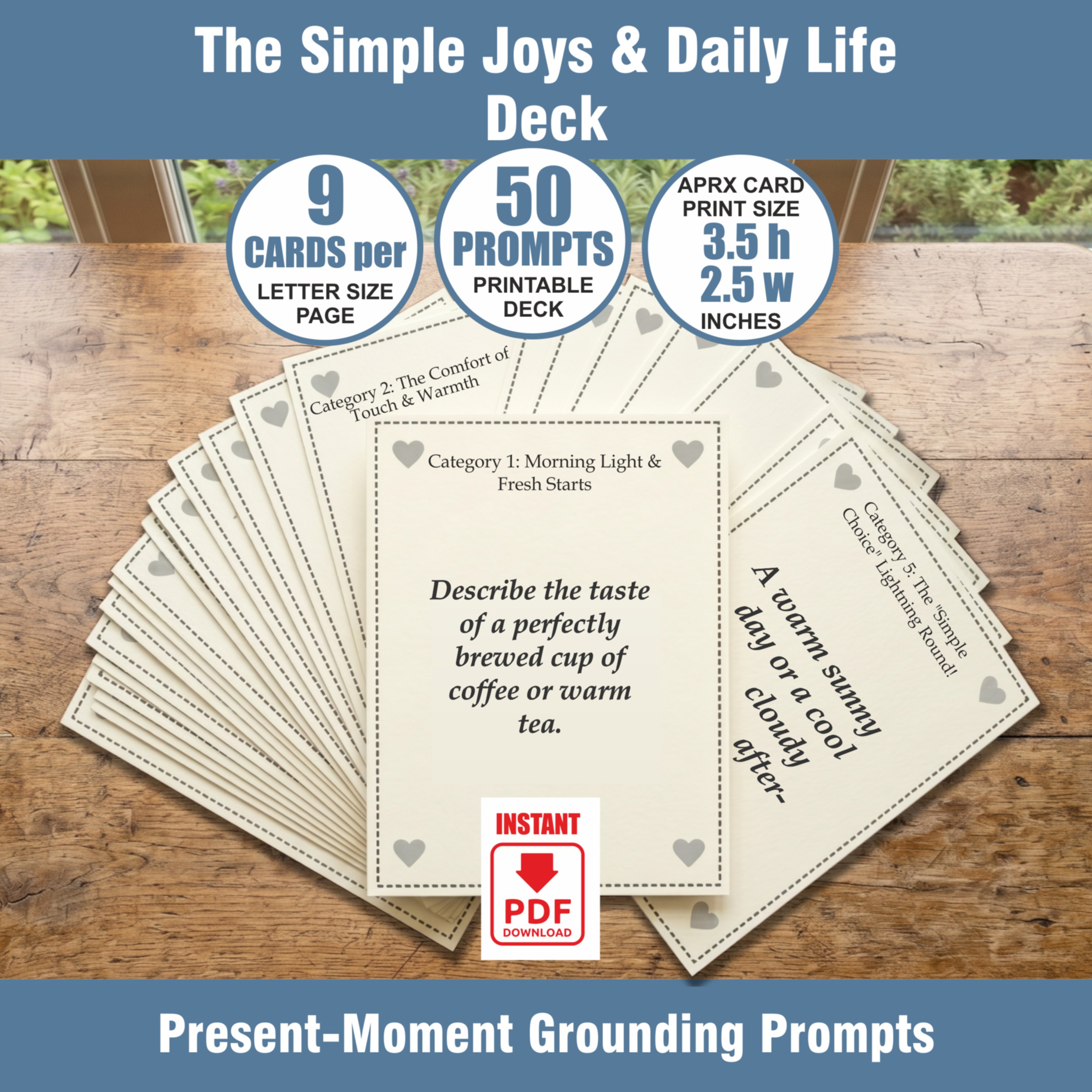 The Simple Joys & Daily Life Deck